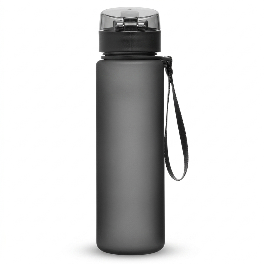 Valier 560ml leak-proof water bottle in Midnight Navy with flip-lock lid